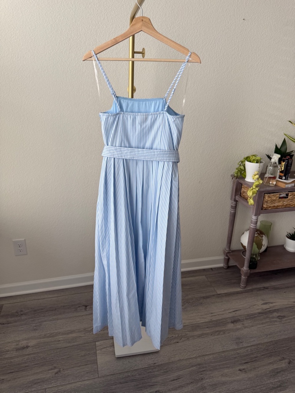 Light Blue & White Striped Maxi Dress - perfect for Mother’s Day. - Picture 2 of 7